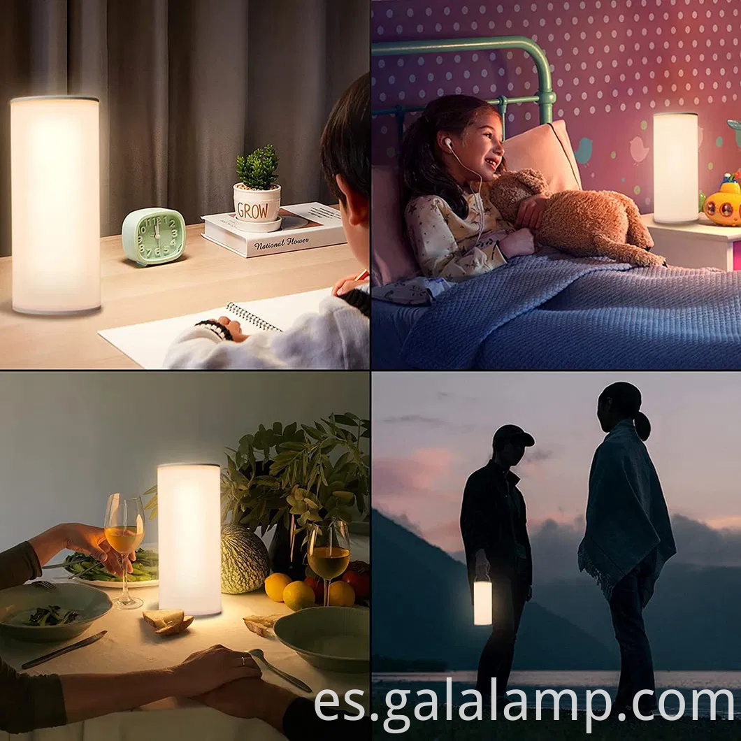 Lámpara de noche mágica colorida para el ambiente de dormitorio